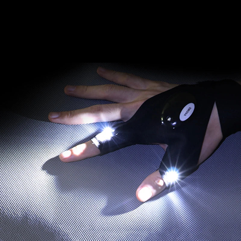 Flashlight Waterproof Glove