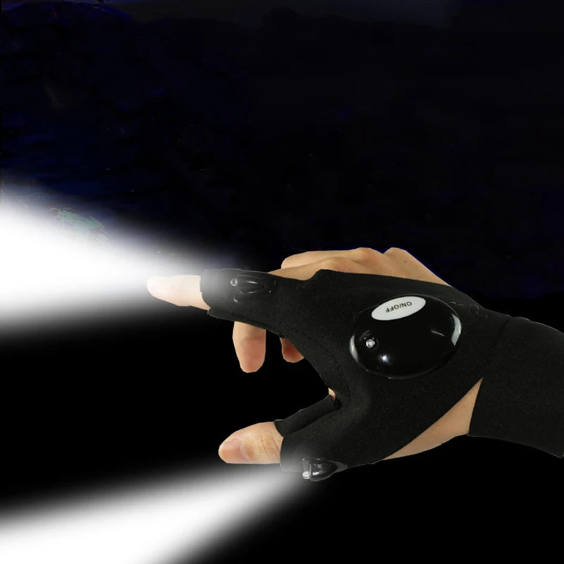 Flashlight Waterproof Glove