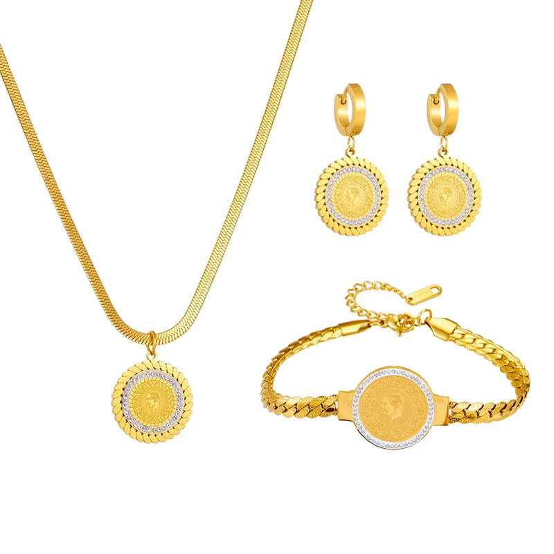 Girl New Trend Non-fading Jewelry Gift Set