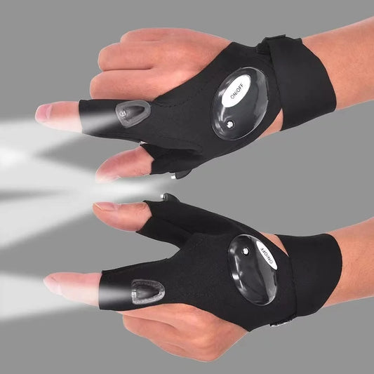 Flashlight Waterproof Glove